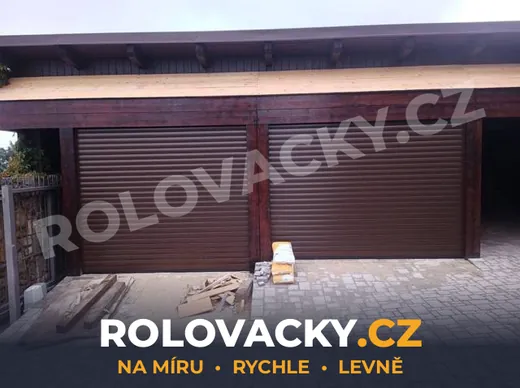 Dvojgaráž — hnědá
