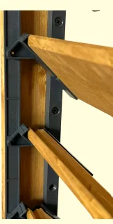 Detail držáku lamely